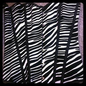 Zebra Corset